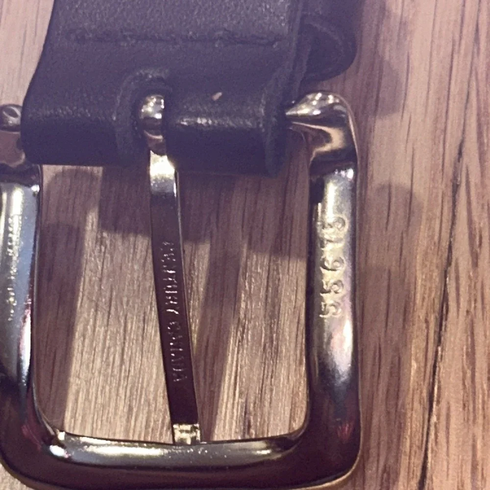 Vtg University of Kentucky Wildcats Leather Belt 38 Century Canada Buckle 55975